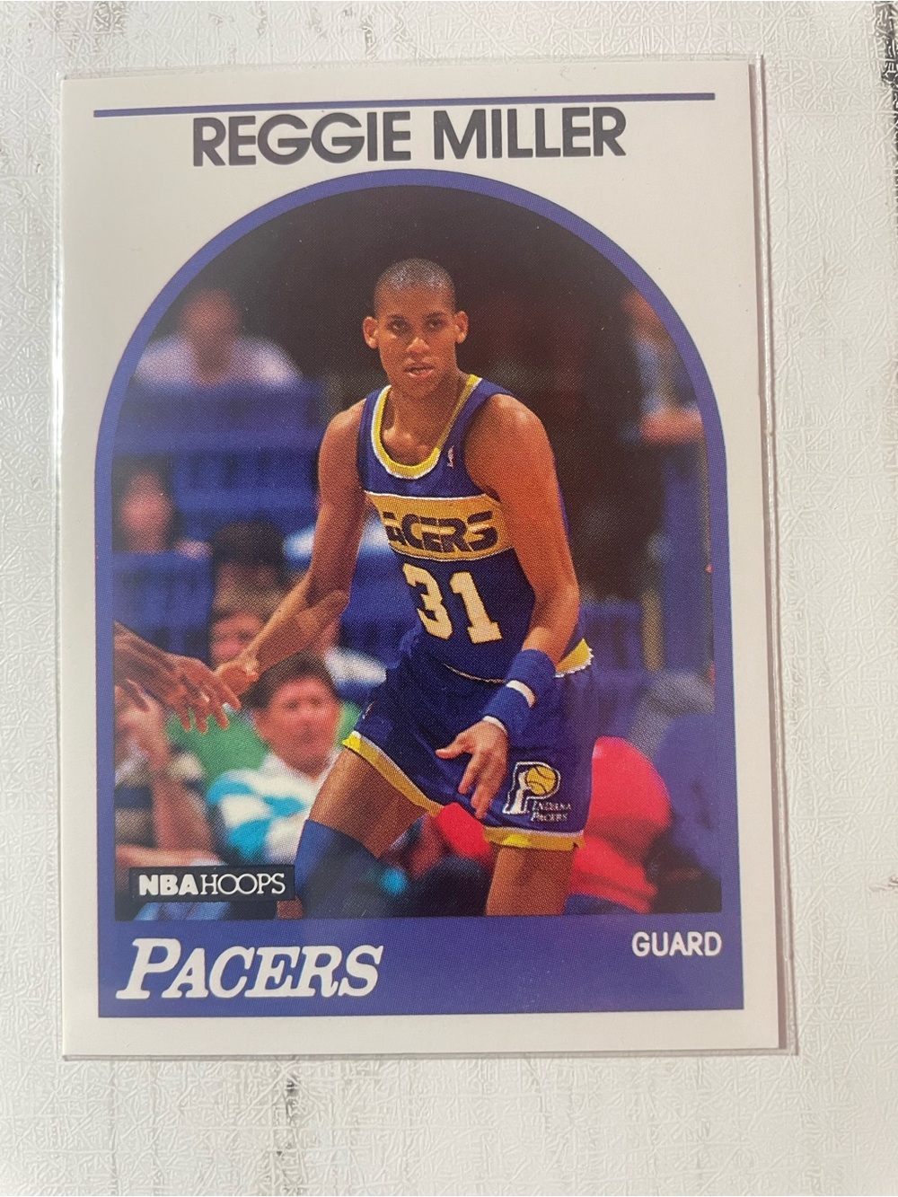 1989-90 NBA Hoops Reggie Miller #29 HOF